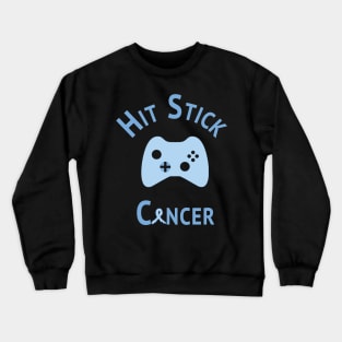 Hit Stick Prostate Cancer - Hand Drawn Crewneck Sweatshirt